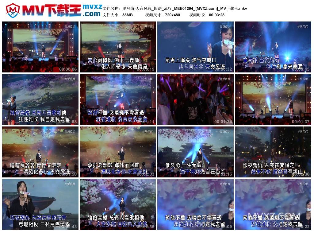 肥皂菌-天命风流_国语_流行_MEE01294